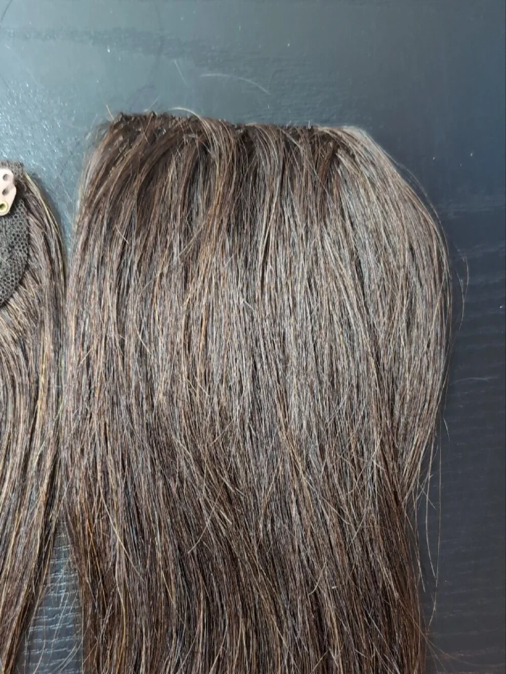 10 In 2 Piece Clip In Short Hair Extensions For Volume Dark Brown